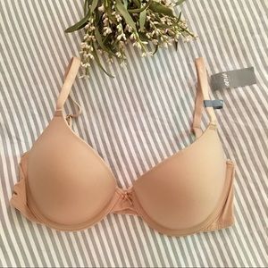 AERIE NEW bridget slight push-up beige bra 34C